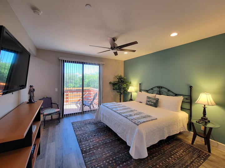 Bedroom with King Adjustable Bed
