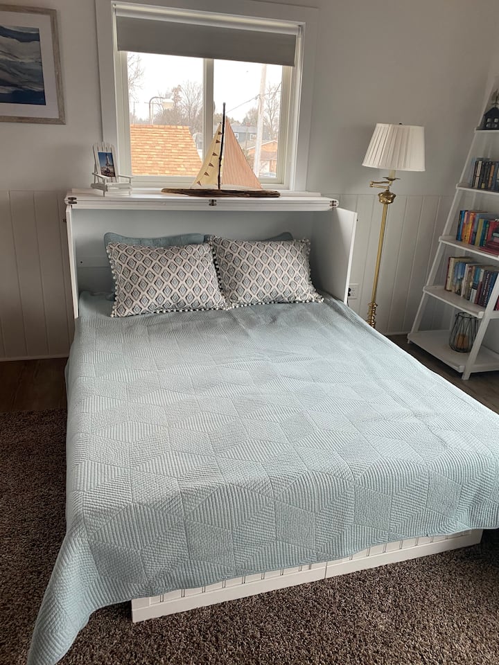 Murphy bed extended out