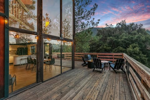 Enchanted Forest A-Frame, Sauna, Hiking, Stars!