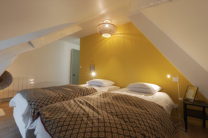 Chambre avec 2 lit de 90x200