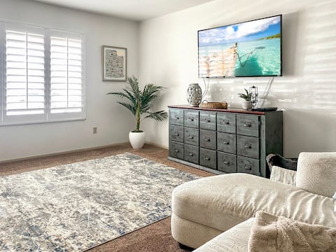 Popular Airbnb listing: Swiss Corner Cottage | Private Indoor Heated Pool in Santa Clara
