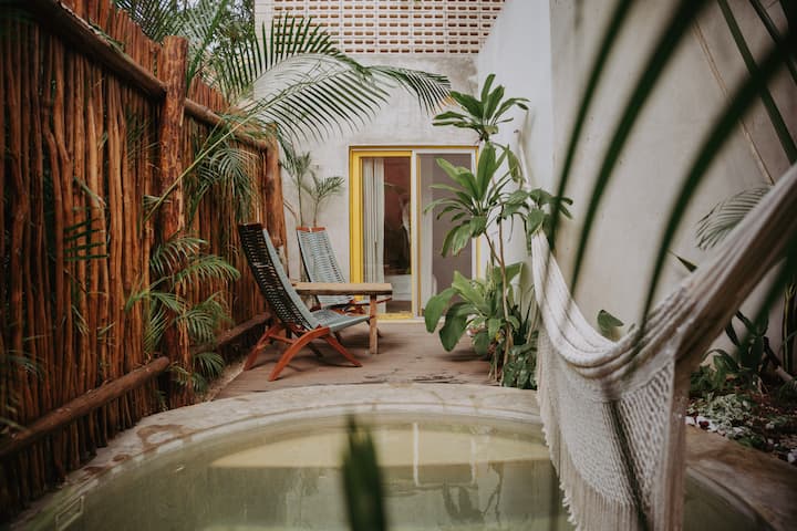 Casa Chaká Boutique. Recámara Lu'um - Mérida