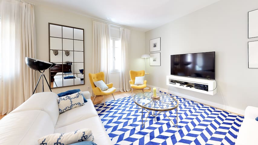 Apartamento de lujo de 4 hab junto a Gran Vía