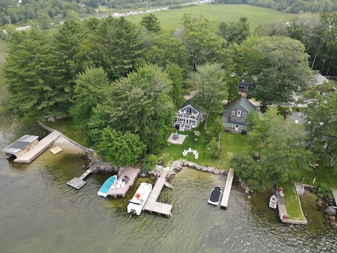 Lakehouse Retreat on Jordan Bay, Sebago Lake