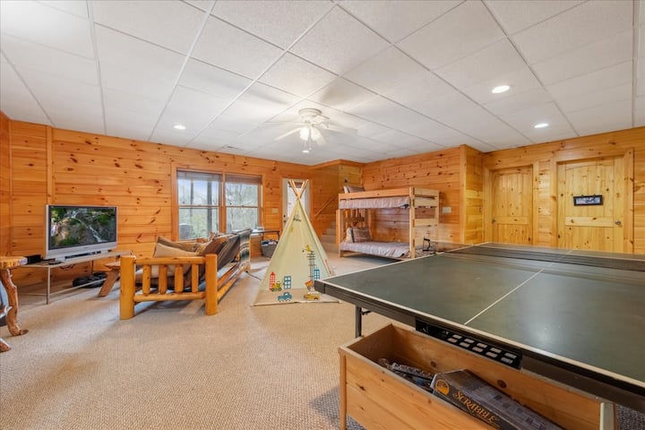 Basement recreation room