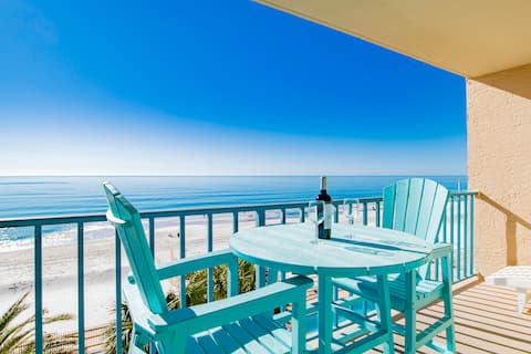 Gulf view at Surfside Shores 4th floor!