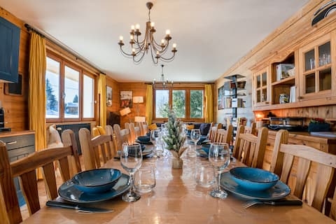Popular Airbnb listing: ❤️ 🌲 Ground floor of Chalet / At the foot of the slopes and the forest in Savoie
