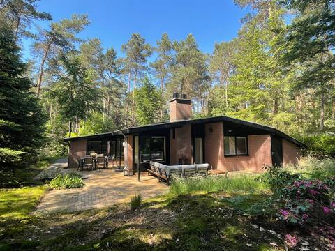 Detached atmospheric bungalow in the middle of the forest