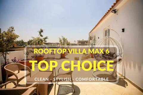 Egypt 5-STAR Rooftop Terrace Villa with 3BR