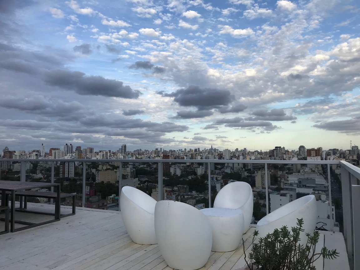 Apartamento de 1 quarto com piscina, academia e lavanderia em Chacarita