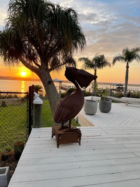 Waterfront Intracoastal 70s Hip Pad with Pool