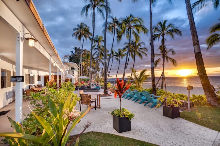 Lilikoi @ Ke Iki Beach Bungalows~Yoga~Sauna, AC