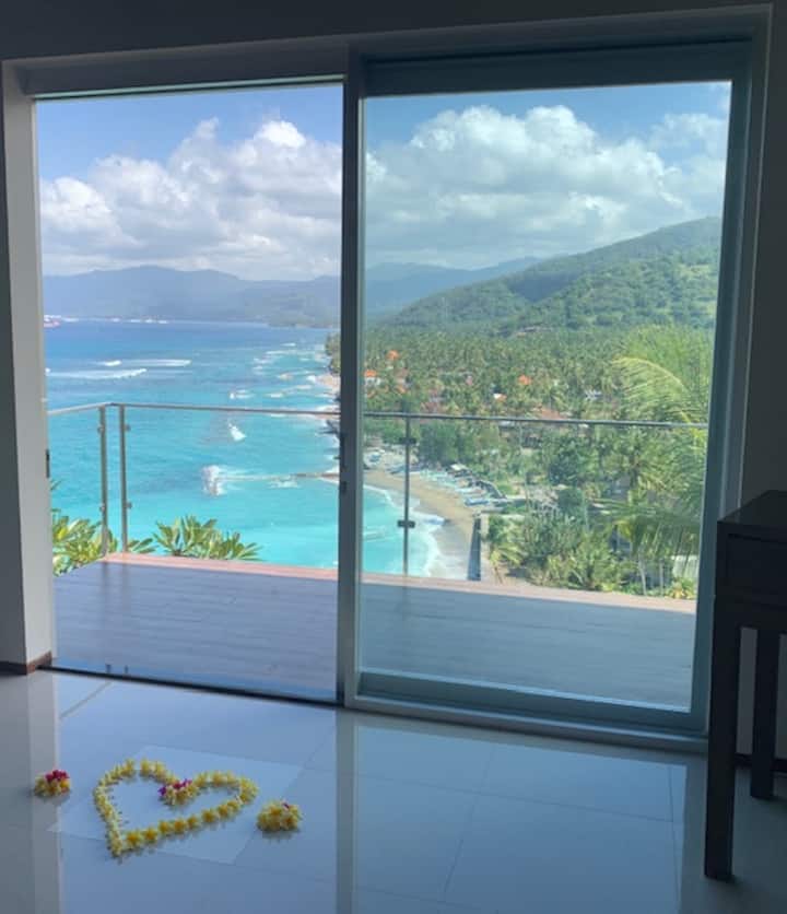 The view from the second bedroom