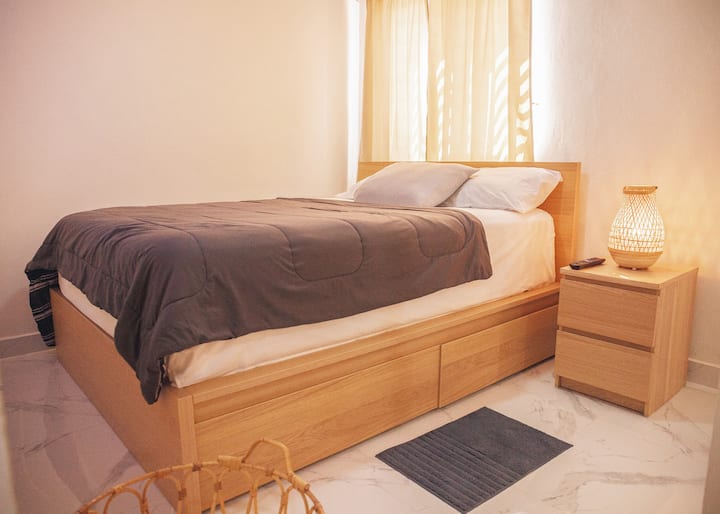 Bedroom 2 -  Equipped with soft cotton sheets and a Beauty Rest Simmons Recharge Millenium Pillow Top mattress, you'll have the best night of sleep since you were a baby.”

