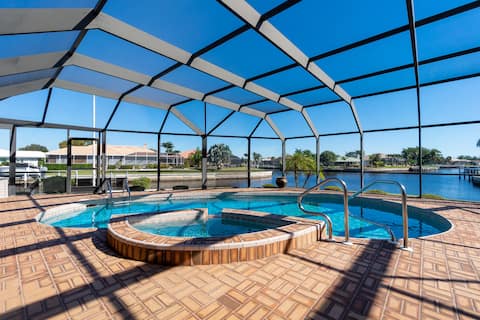 Tropical-Waterfront|Htd Pool-Spa-Dock-Kayaks-Bikes