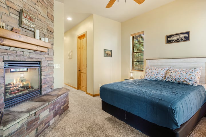 Queen Size-ის მთავარი საძინებელი გაზის ხანძრის ადგილით