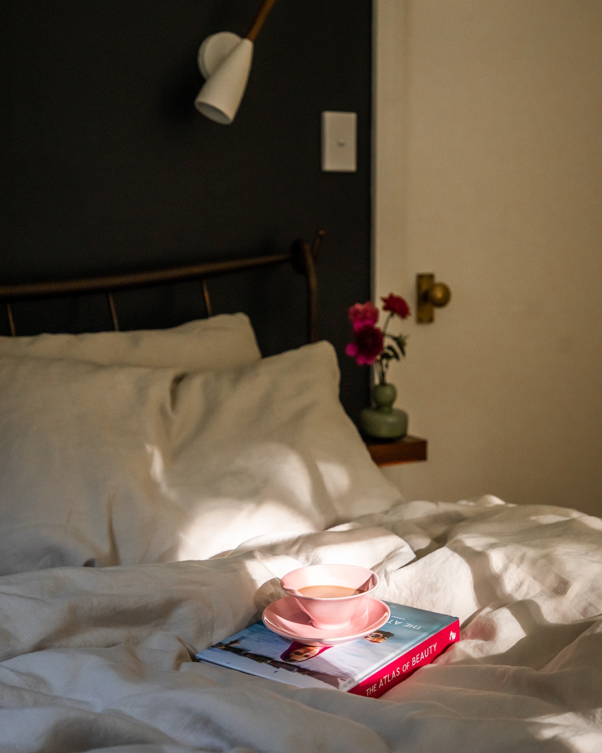 Lazy mornings with dappled sunlight, a good cuppa and an intriguing book from the guest library.

©Natasha Mulhall Photography