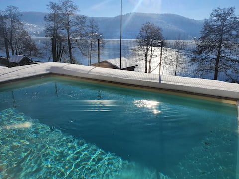 Chalet10 chamb heated pools year-round spa