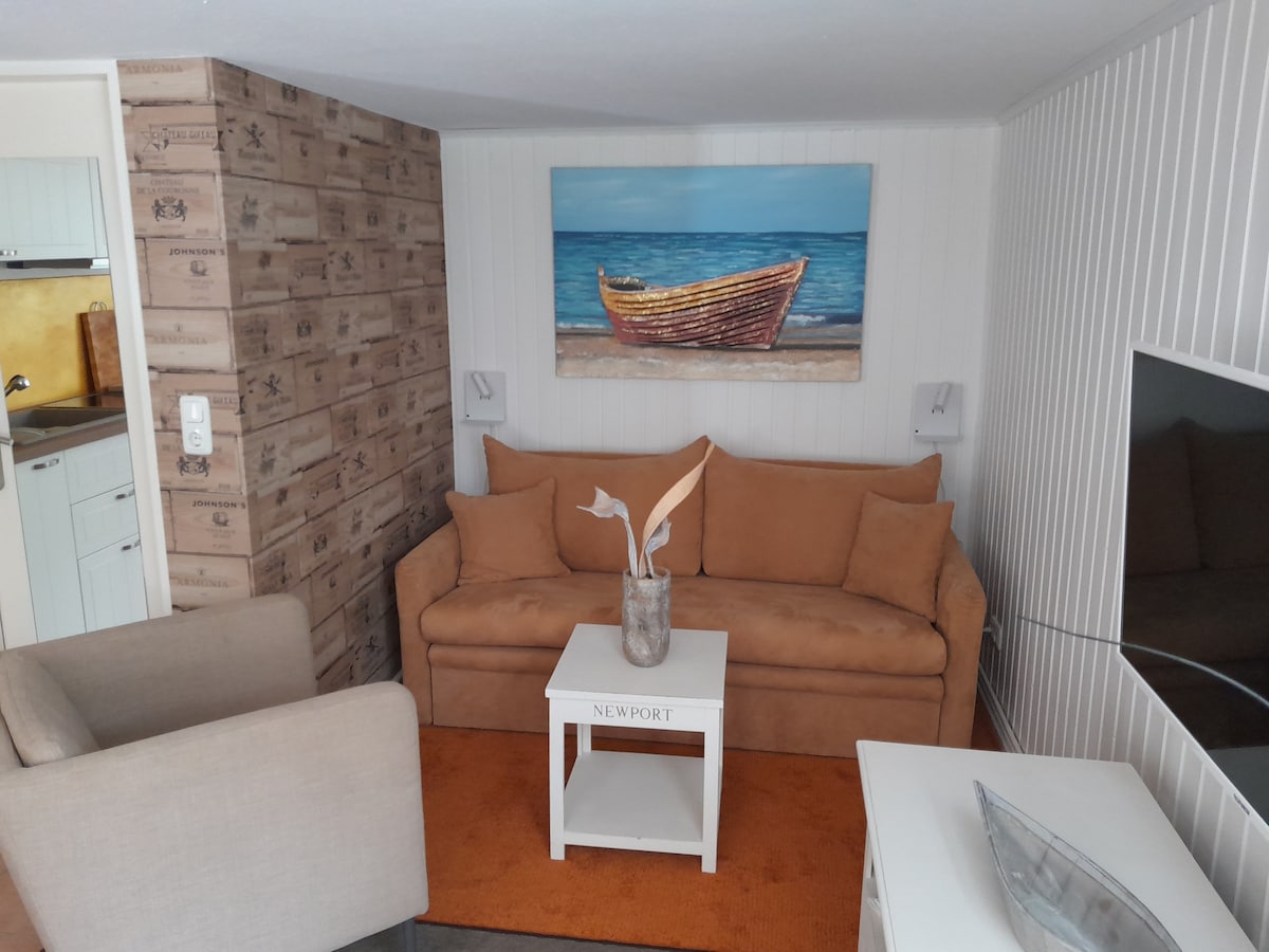 Annonce Airbnb populaire: 2 room apartment with terrace close to the beach à Neustadt In Holstein
