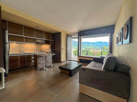Successful Airbnb property: Apartment Loft Overlooking the Andes Cordillera in Armenia