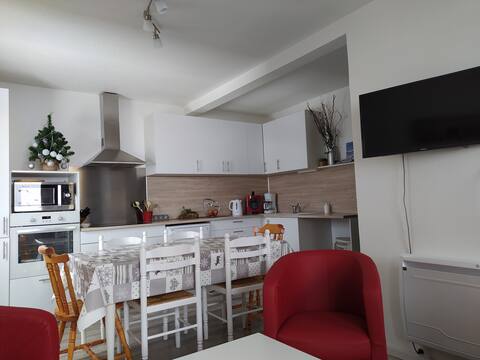 T5 duplex renovated 10 people - Foot of slopes