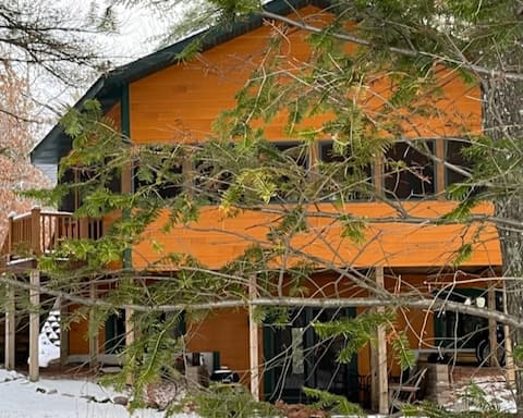 Beautiful, secluded home on 35 acres.