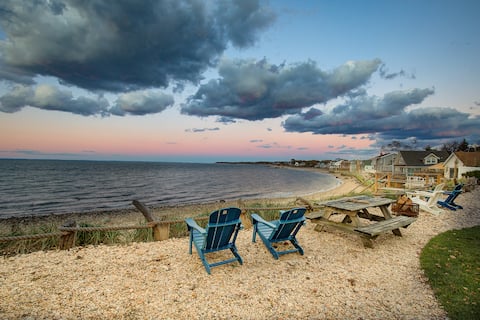 Brand New 6br Waterfront Greenport Beach house