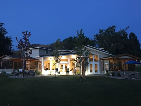 Lake House duplex with dock and boat lift.