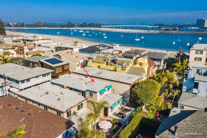 Mission Bay Retreat-Steps to sand! Sleeps 14! gallery image 3