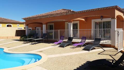 Spacious villa with private pool