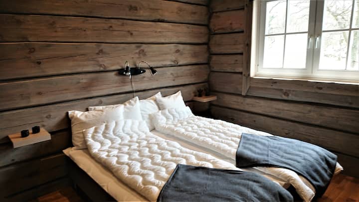 Spacious bedrooms, with freshly washed and mangled bedclothes