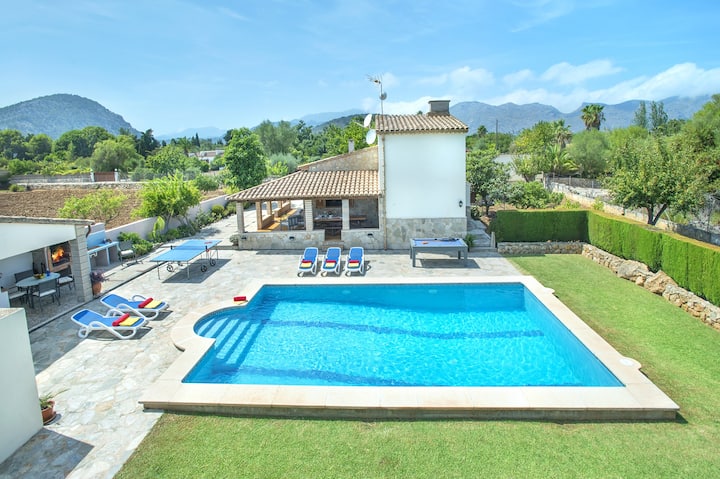 Villa Yesero, Beautiful Villa Near Pollensa - Port de Pollença