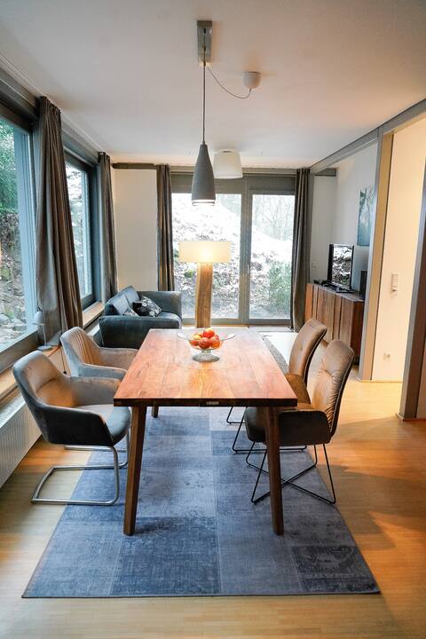 House with terrace + garden overlooking Coburg