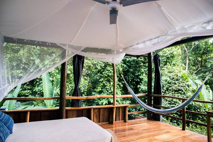 King Treetop Bungalow, all meals included — 1 bedroom vacation rental in Bastimentos