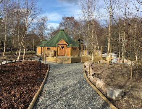 Oxen Craig - Woodland Lodge with hot tub