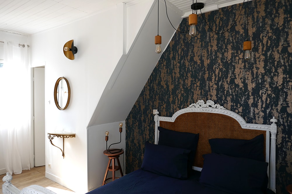 Ოთახი 01 სრული საწოლი 160 - „ლურჯი“ ოთახი