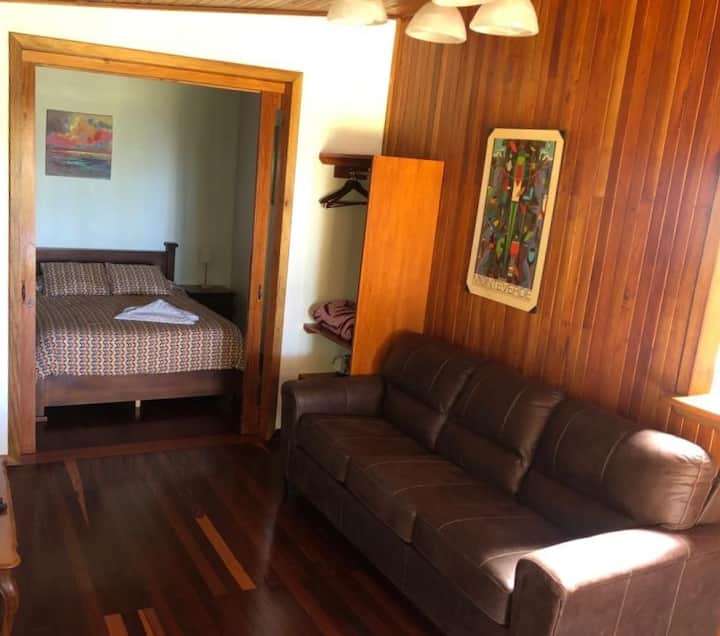 Sofa bed, queen size.