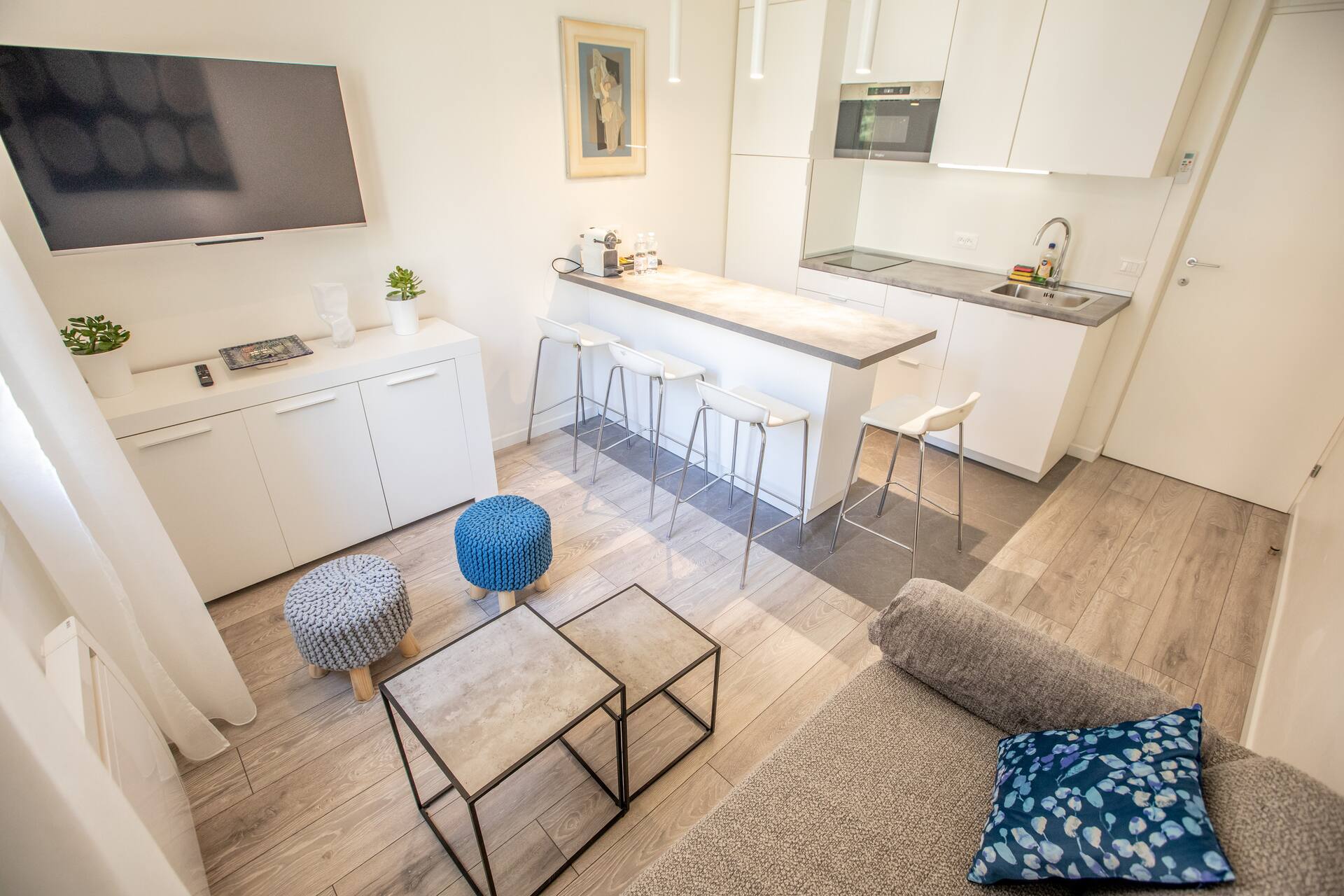 Beautiful three-room apartment near Monaco