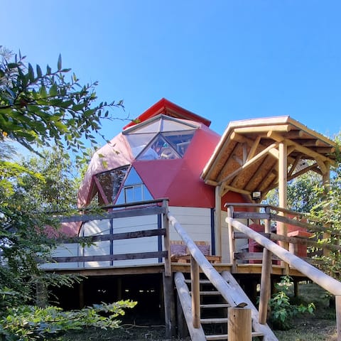 Quetrupillán's Nest (Duplex Geodesic Dome)