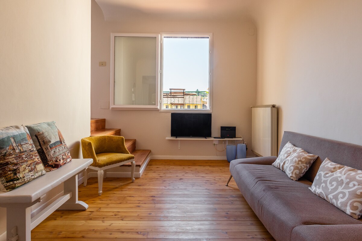 Top Airbnb: Santa Croce Plaza ~ 360° view & Double Terrace a Firenze