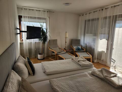 Sunny studio in Grenzach, ideal location to Basel