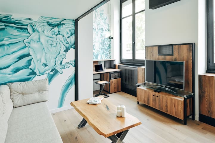 Lyon 6 Sully – T3 esprit Loft – Terreaux