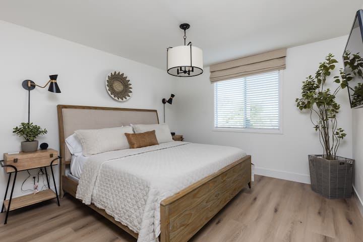 Master Bedroom 1.  Full size king mattress.