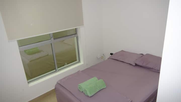 Chumba cha kulala cha tatu: kitanda cha doble