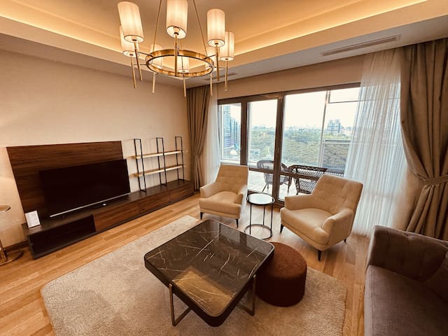 Fully furnished 2+1 two Bedroom Suite Maslak 1453 gallery image 2