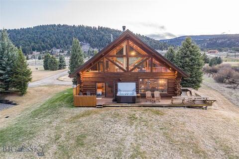 Beautiful Gallatin River cabin in Big Sky, Montana