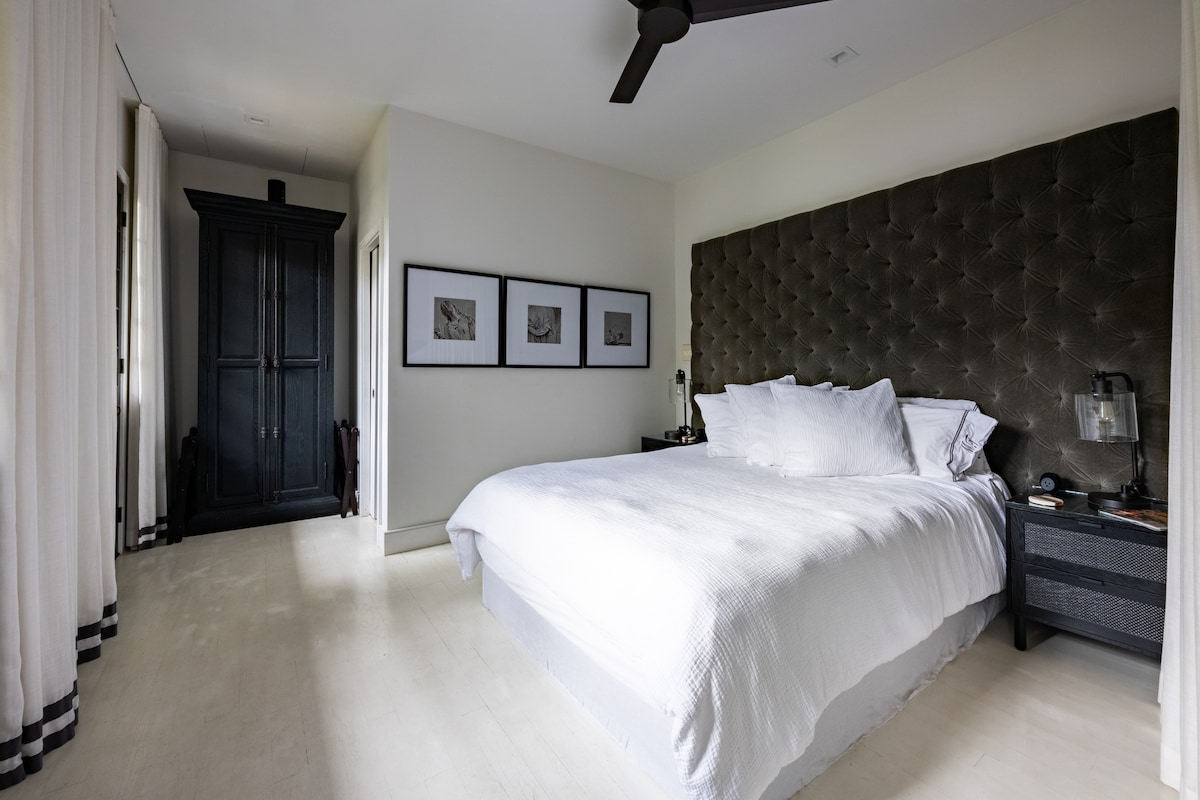 Bedroom.  Armoire with room to hang clothes