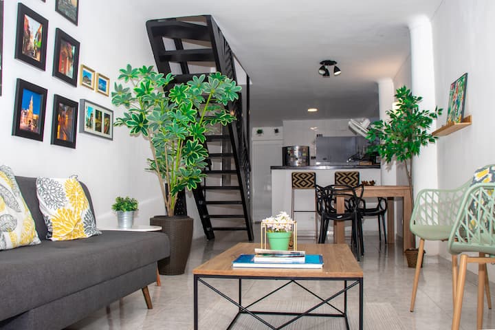 Charming 2br/2ba Loft In Centro - Cartagena
