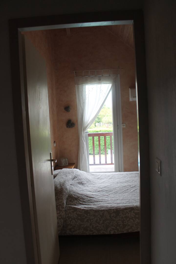 Bedroom adjoining balcony too