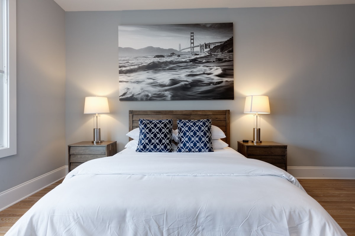 Dormitorio 1, cama tamaño queen